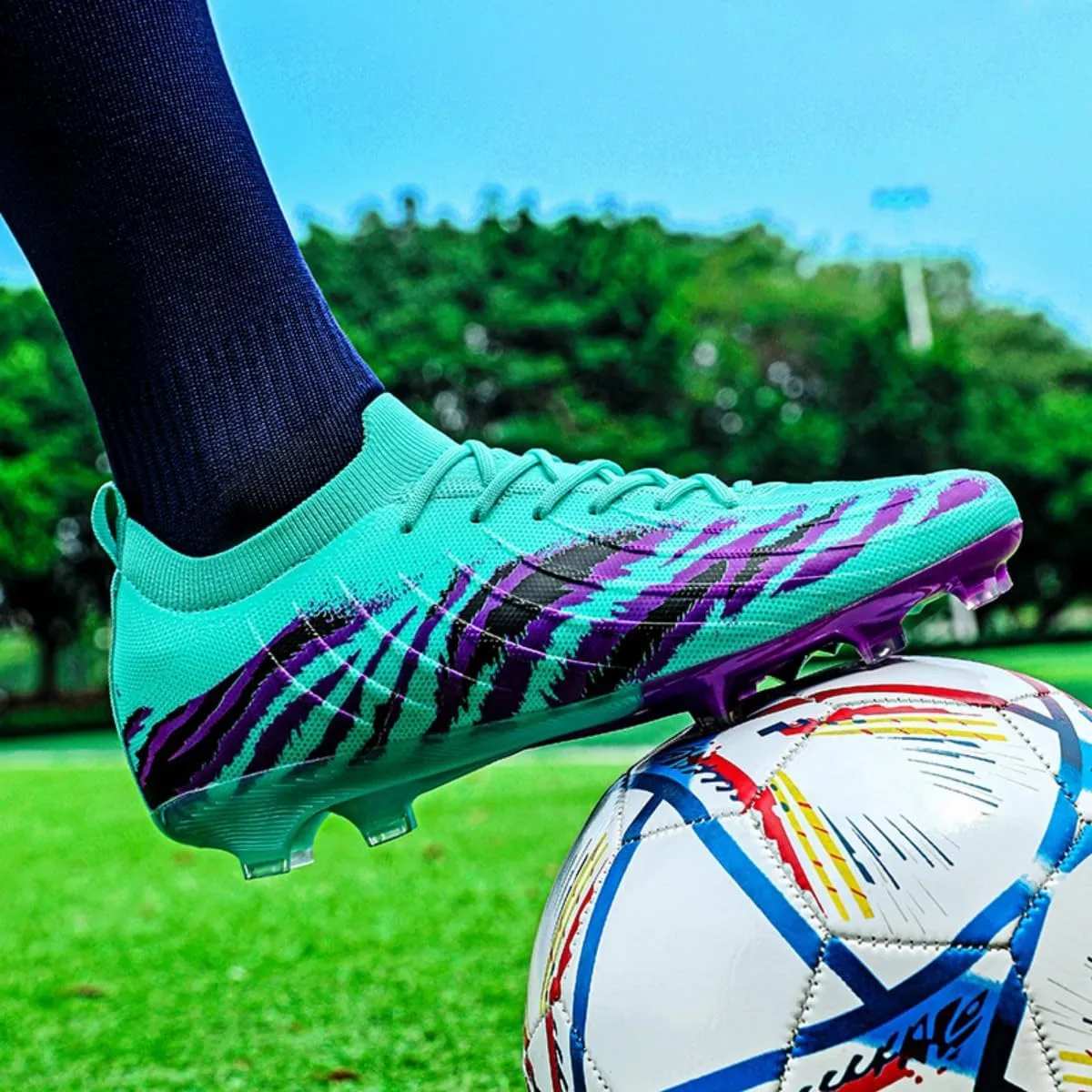 Mens Football Cleats Soccer Shoes: Turf Grip Design for Daily Training Game Day for Mens Womens