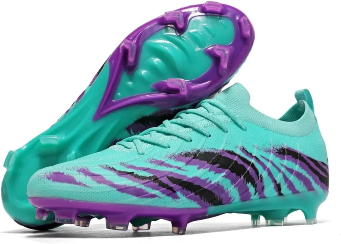 Mens Football Cleats Soccer Shoes: Turf Grip Design for Daily Training Game Day for Mens Womens