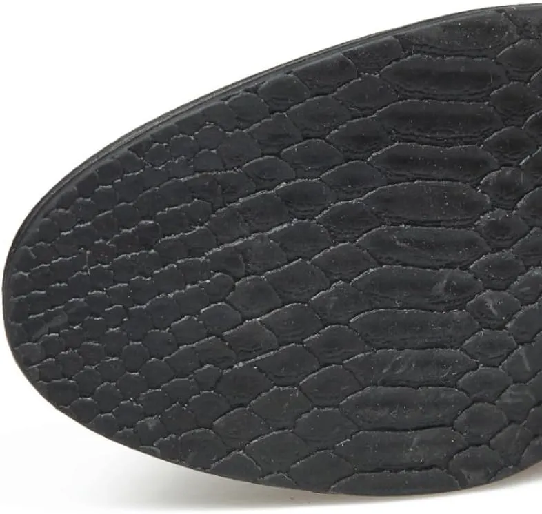 Men's Leather Derby Shoes with Textured Sole Business Formal Shoes for Conference Presentations & Networking