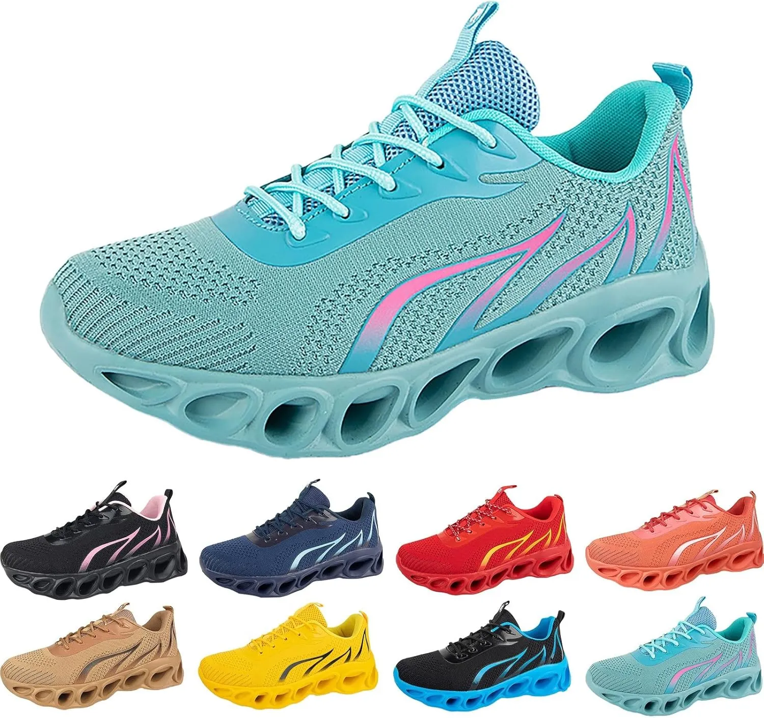 Mens Running Shoes Mesh Woman Shoes Casual Women's Fashion Sneakers Women's Walking Lightweight Tennis Fashion Basketball Shoe Grip Trainers Shoe