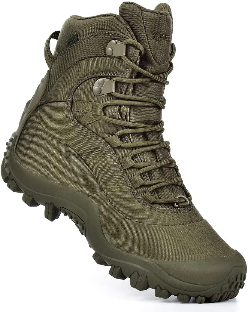 Men's Tactical Boots 8'' Mid Combat Boots Waterproof Military Boots