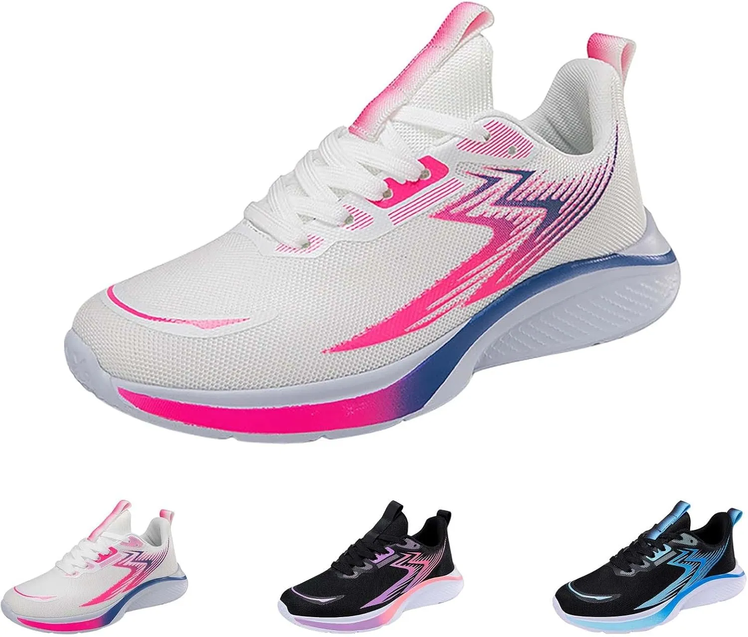 Men's Walking Shoes Cushion Running Tennis Shoes Non-Slip Comfortable Breathable Workout Gym Sports Athletic Sneakers
