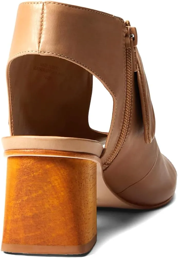 MOOMMO Women Heeled Sandals with Bow Open Toe Low Chunky Block Heel Sandal Booties Cutout 2" Heels Backless Slingback Dress Shoes Peep Toe Back Zipper Suede Sandal Dressy Summer Beach Casual 4-13 M US