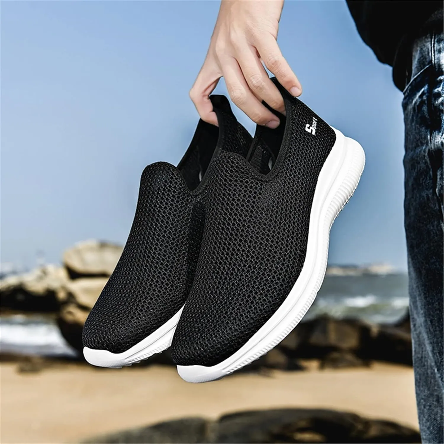 Mules for Women Flats Women's Sneakers with Arch Support Comfortable Dress Shoes for Women Wide Toe Box Trendy Casual Loafers for Women Platform Sneakers