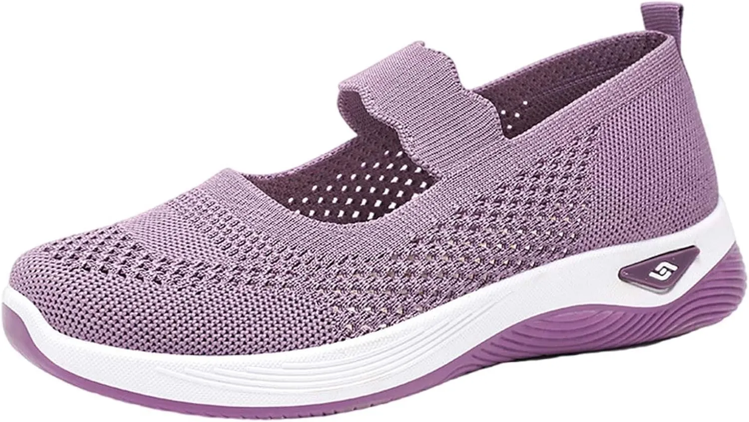 Non Slip Work Shoes Women Fashion Casual Work Shoes Chunky Sneakers Women's Soft Sole Mesh Comfort Orthopedic Basketball Shoe Grip Loafers Casual Slip On