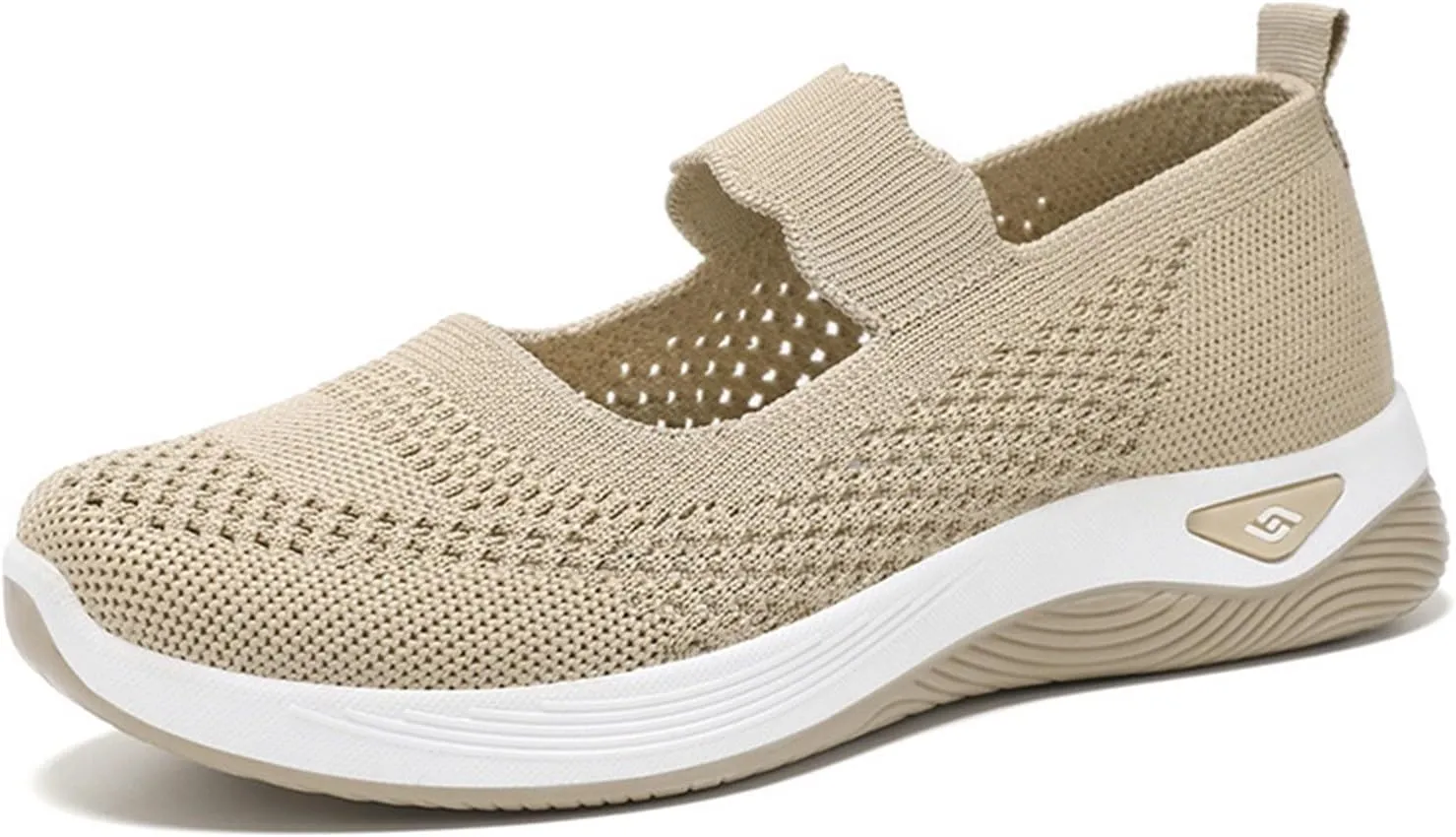 Non Slip Work Shoes Women Fashion Casual Work Shoes Chunky Sneakers Women's Soft Sole Mesh Comfort Orthopedic Basketball Shoe Grip Loafers Casual Slip On