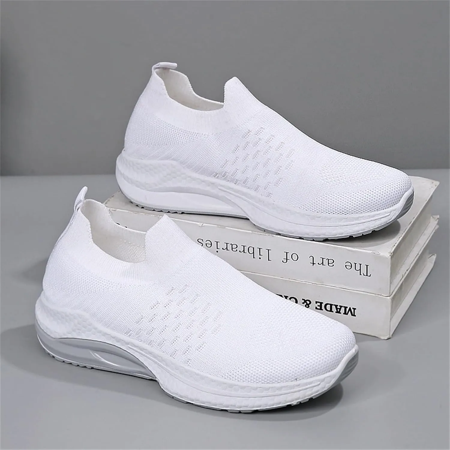 Non Slip Work Shoes Women Mens Sneakers Loafers for Women 2024 Fashion Casual Comfy Soft Christmas Sneakers for Women 2024 Wide Toe Box Trendy Casual
