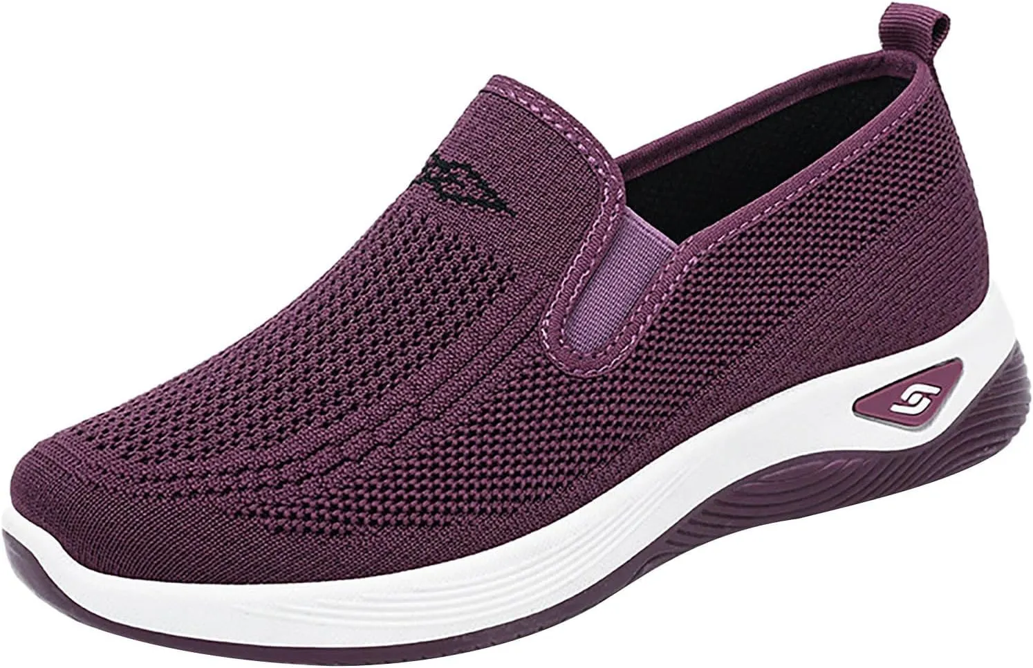 Non Slip Work Shoes Women Winter Brown Casual Shoes Fashion Sneakers Running Fashion Sneakers Tennis Walking Basketball Shoe Grip Loafers Casual Slip On