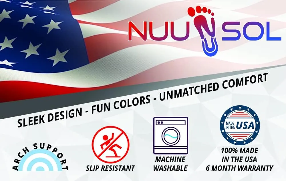 NUUSOL Stanley Slide Men Flip Flops/Sandal; Non-Slip Durable Soft-Cushion Lightweight Non-Porous Textured Footbed Orthotics Arch Support Footwear Relieve Plantar Fasciitis Feet Joints Neck & Back Pain