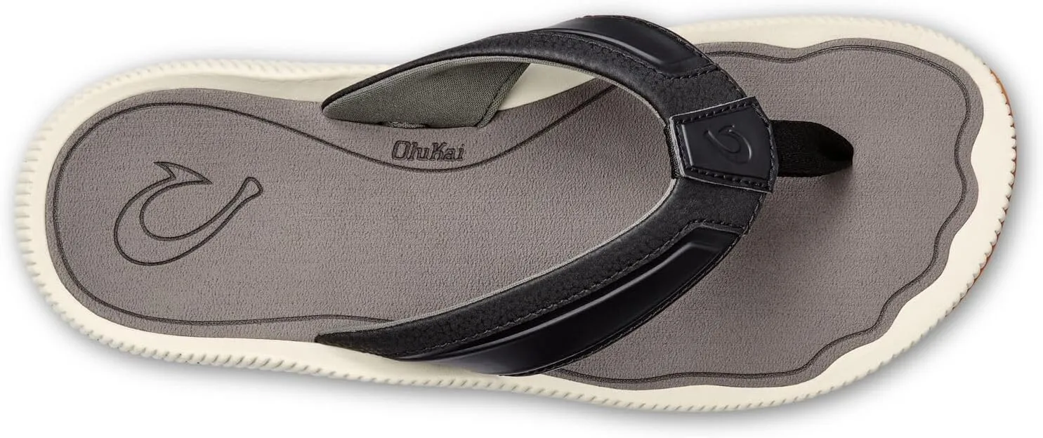 OLUKAI Kukulu Men's Beach Sandal, Water-Friendly Shoe & Wet Grip Soles, All-Day Wear & Comfortable Fit