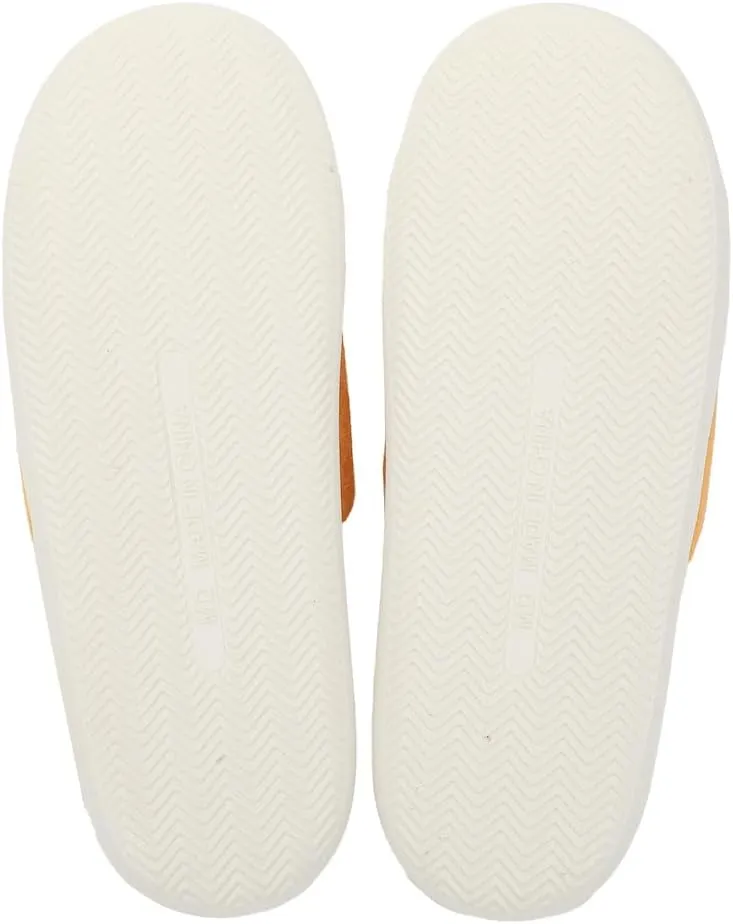 Orange Crush Orange Plant Adult Brown Open-Toed Slide Slippers
