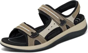 Orthofeet Women's Orthopedic Leather Adjustable Venice Sandals
