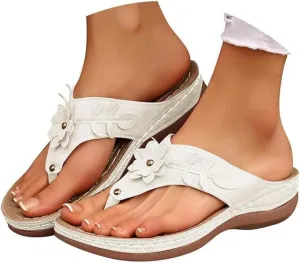 Orthopedic Sandals For Women 2025 Comfortable Orthotic Slides Arch Support Slip on Fashion Slippers Thong Flip Flops