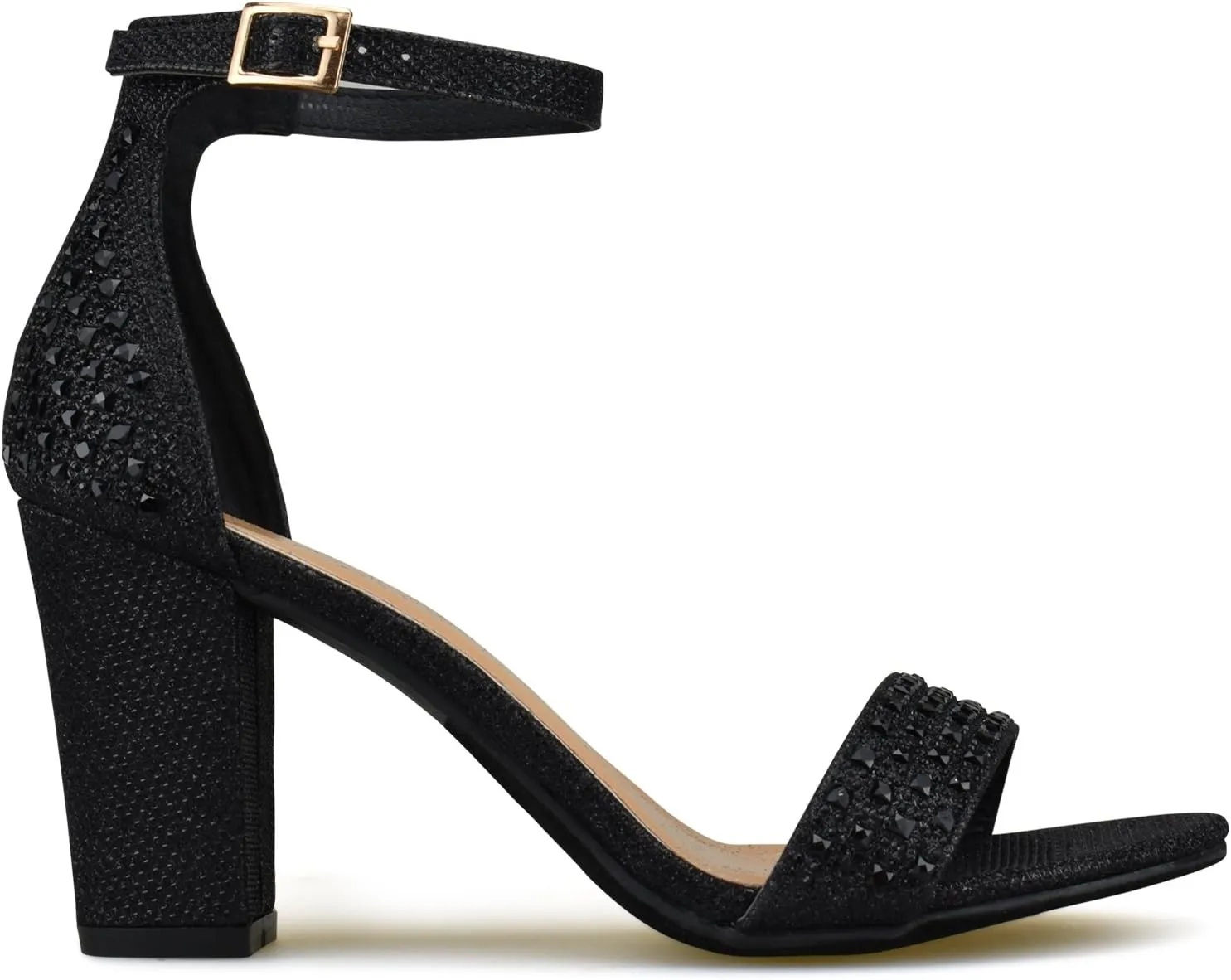 Premier Standard - Women's Strappy Chunky Block High Heel - Formal, Wedding, Party Simple Classic Pump