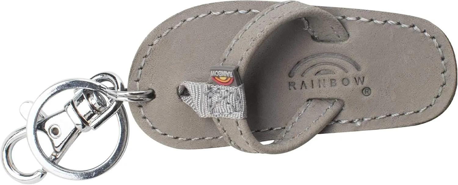 Rainbow Sandals Leather Sandal Key Chain