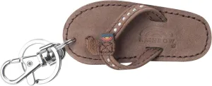 Rainbow Sandals Leather Sandal Key Chain