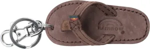 Rainbow Sandals Leather Sandal Key Chain