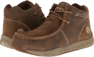 ROPER Mens Clearcut Round Toe Chukka Casual Boots Ankle - Brown
