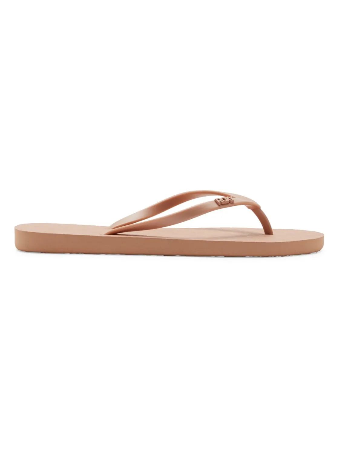Roxy Women's Flip-Flop Sandal, Beige, 8.5