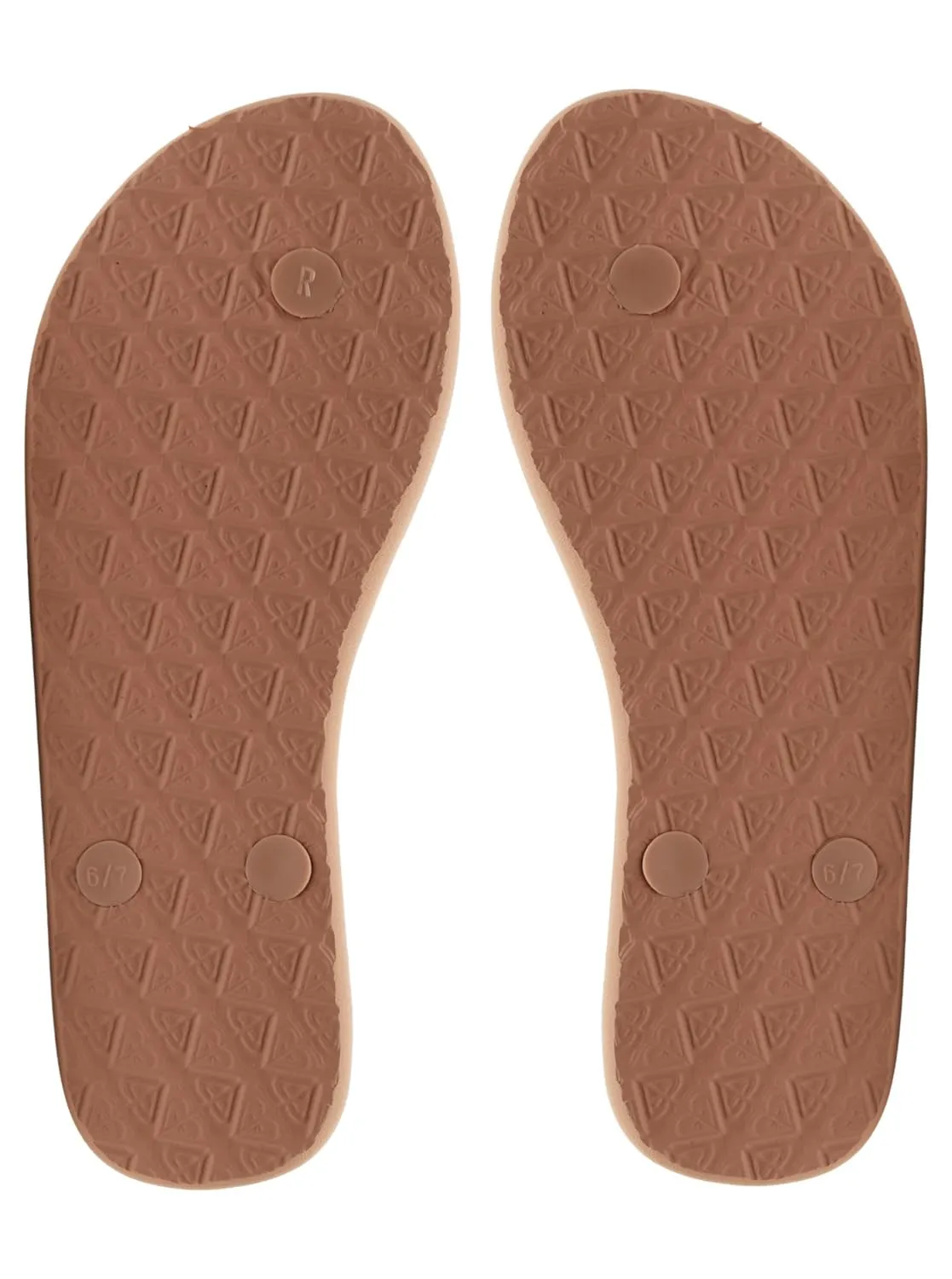 Roxy Women's Flip-Flop Sandal, Beige, 8.5