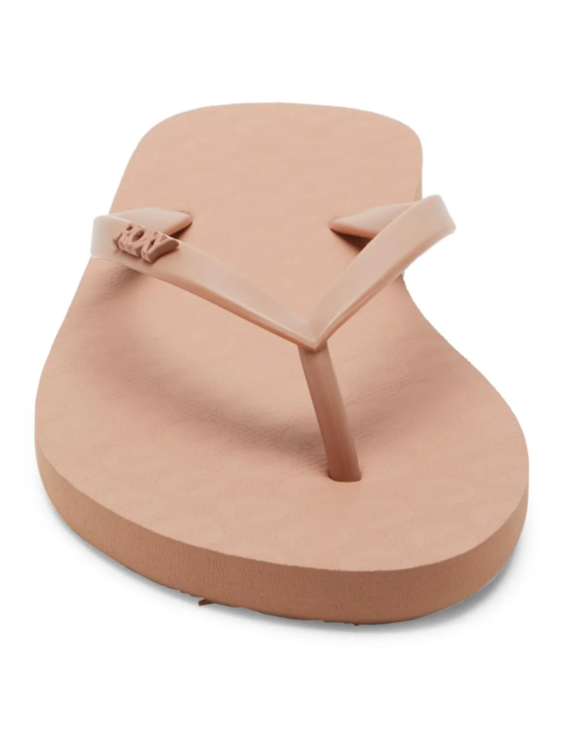 Roxy Women's Flip-Flop Sandal, Beige, 8.5