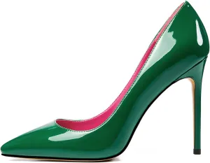 SAMMITOP Women's Classic Pointed Toe Stiletto High Heel Dress Pumps