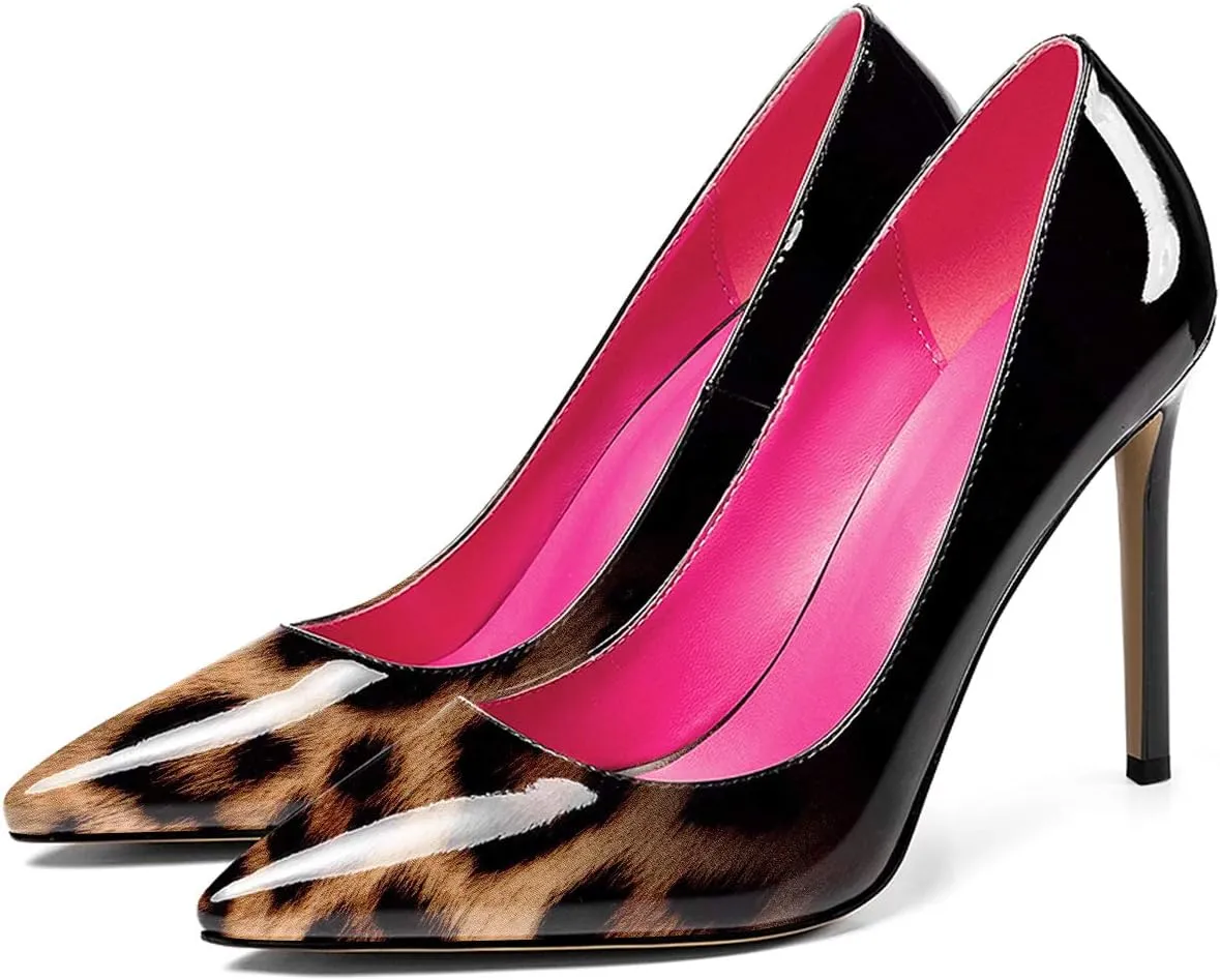 SAMMITOP Women's Classic Pointed Toe Stiletto High Heel Dress Pumps