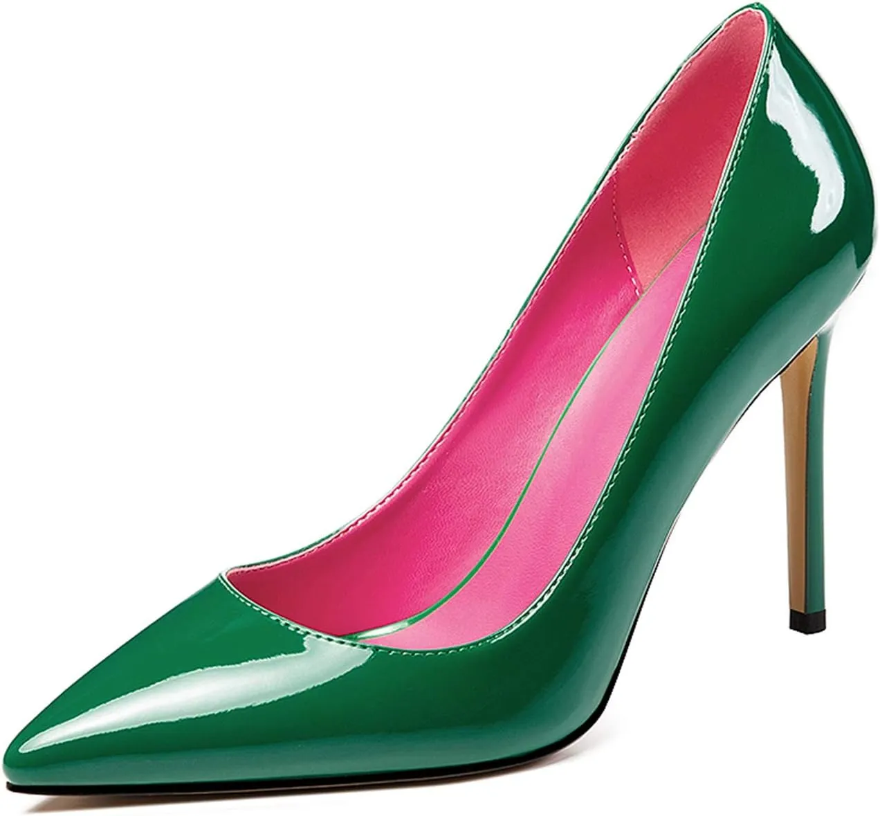 SAMMITOP Women's Classic Pointed Toe Stiletto High Heel Dress Pumps