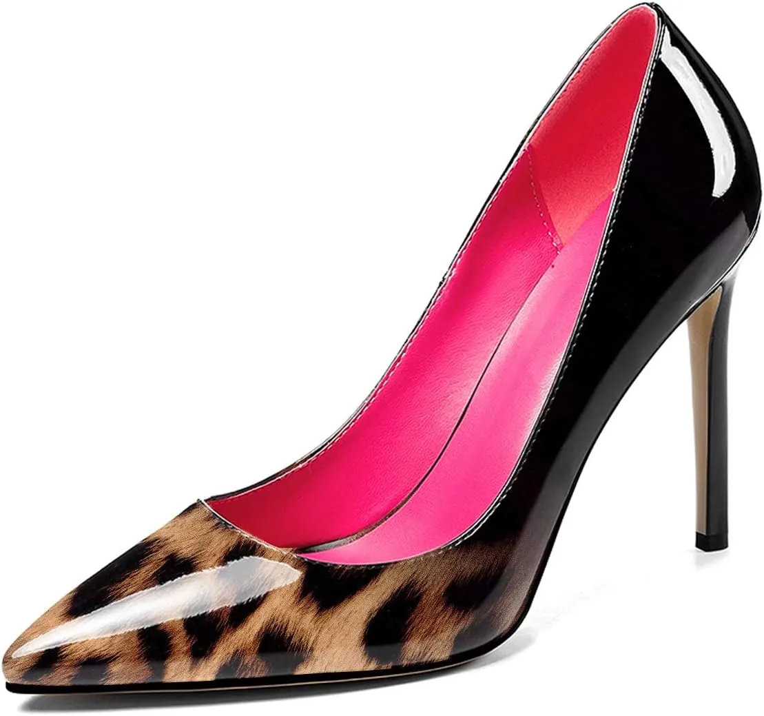 SAMMITOP Women's Classic Pointed Toe Stiletto High Heel Dress Pumps