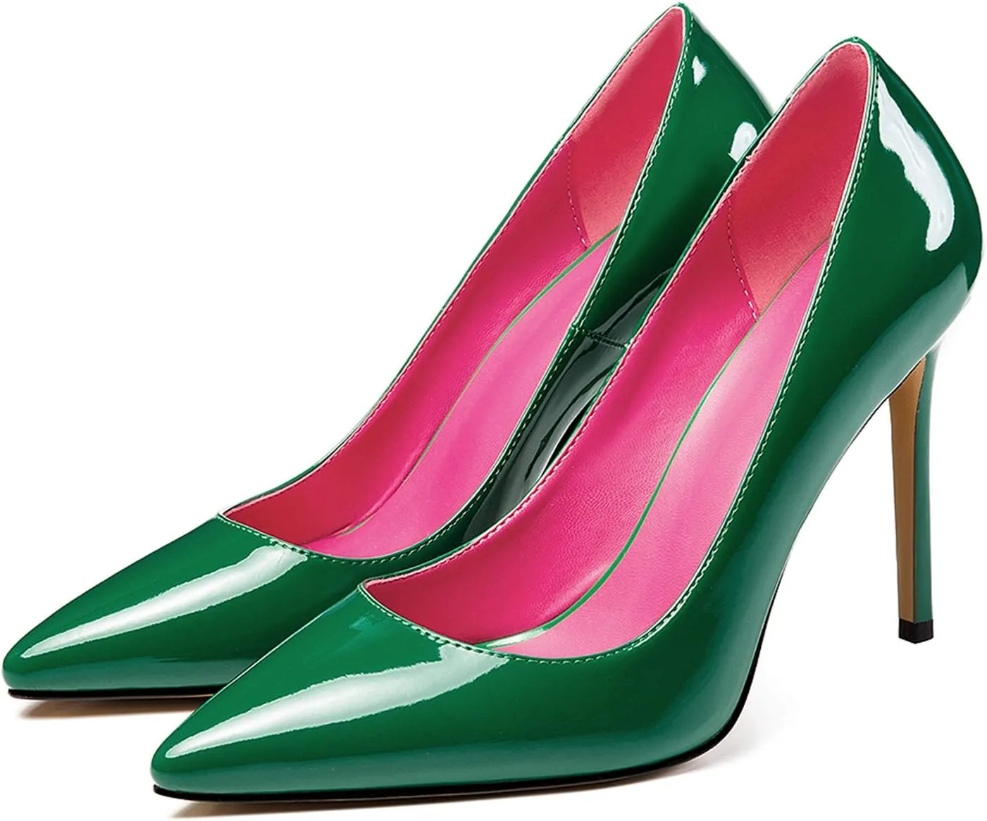 SAMMITOP Women's Classic Pointed Toe Stiletto High Heel Dress Pumps