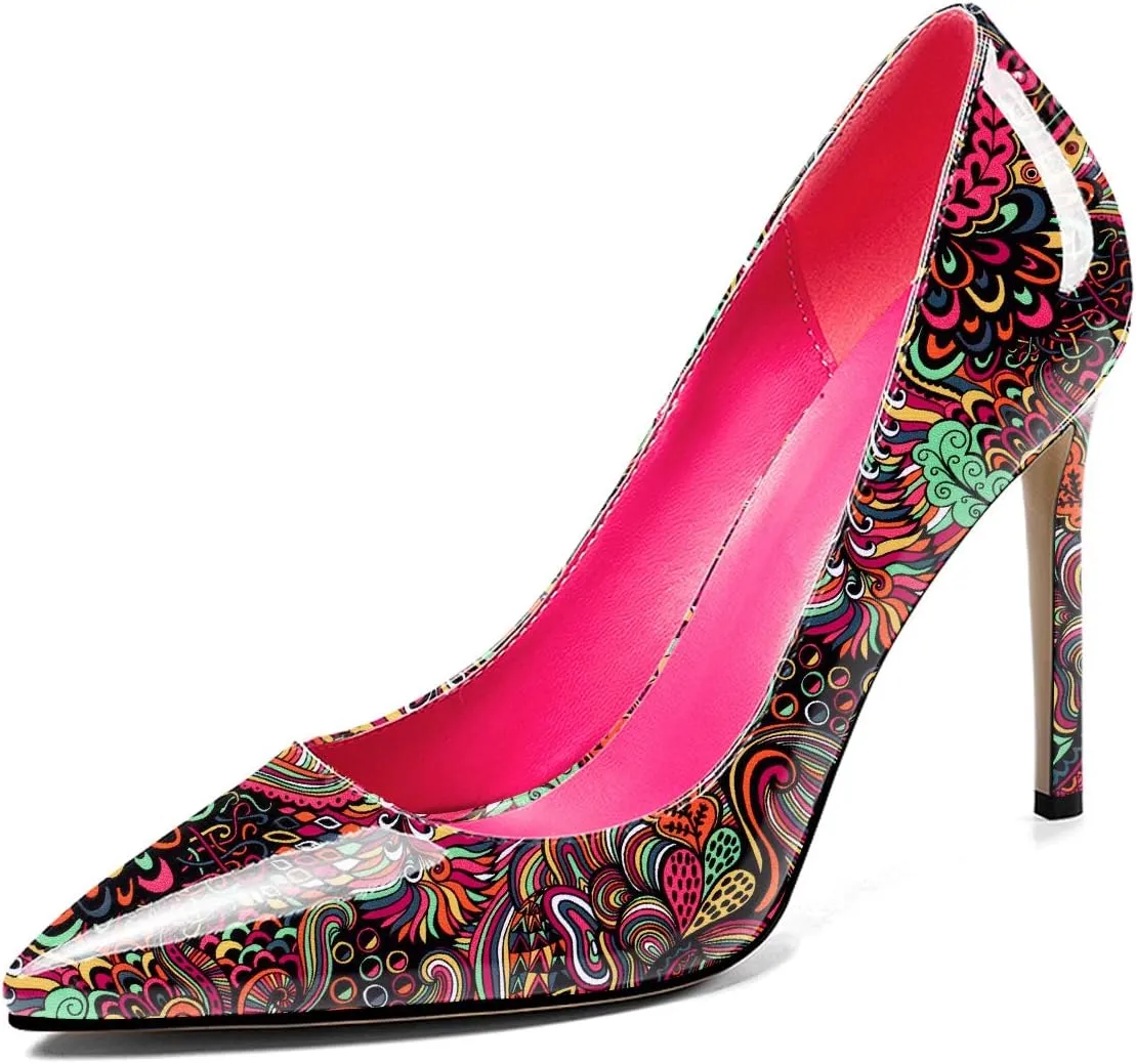 SAMMITOP Women's Classic Pointed Toe Stiletto High Heel Dress Pumps