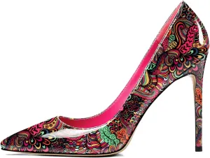 SAMMITOP Women's Classic Pointed Toe Stiletto High Heel Dress Pumps