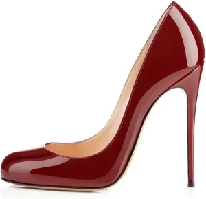 SAMMITOP Women's Classic Round Toe High Heels Dress Pumps