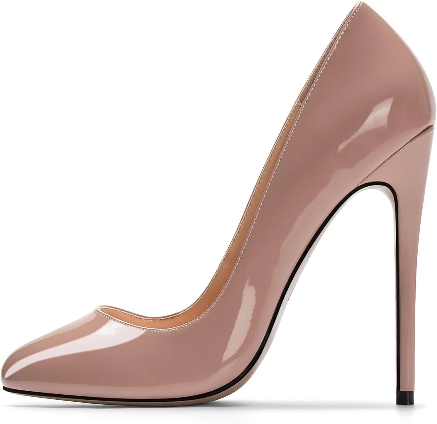 SAMMITOP Women's Classic Round Toe High Heels Dress Pumps