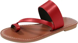 Sandals Women Flat Sandals Women's Flip Flop Sandal Leather Sandals for Women Flat Beach Sandals