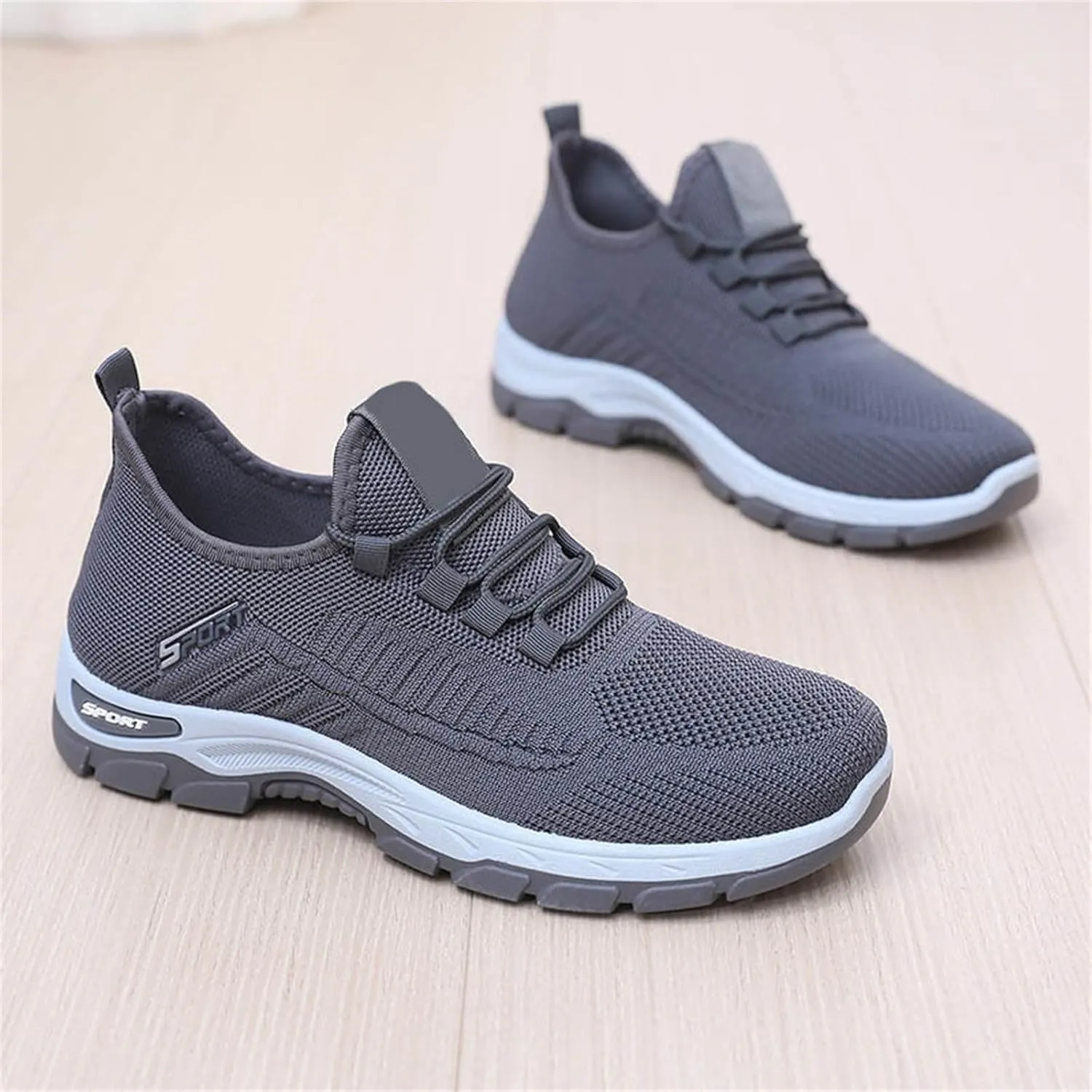 Slip on Sneakers for Women Chunky Fashion Sneakers Platform Lace-Up Comfortable Sneakers Casual Walking Shoes