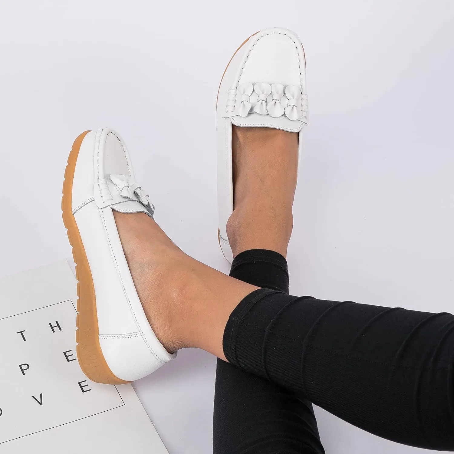 Slip On Women Comfort Walking Flat Loafers Casual Shoes Driving Loafers Walking Shoes Womens Shoes Casual Slip on Wide