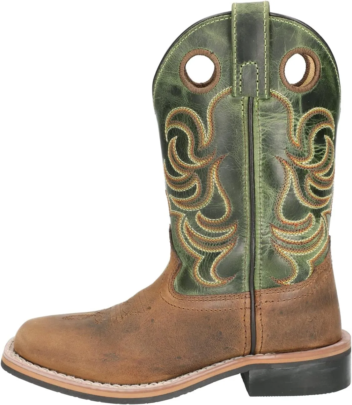 Smoky Mountain Western Boots Boys Autry Square Toe Brown 3667Y