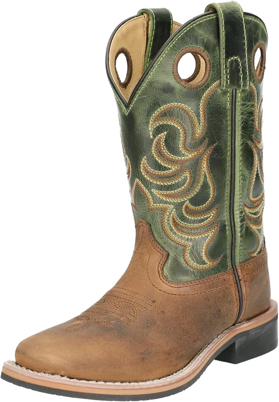 Smoky Mountain Western Boots Boys Autry Square Toe Brown 3667Y