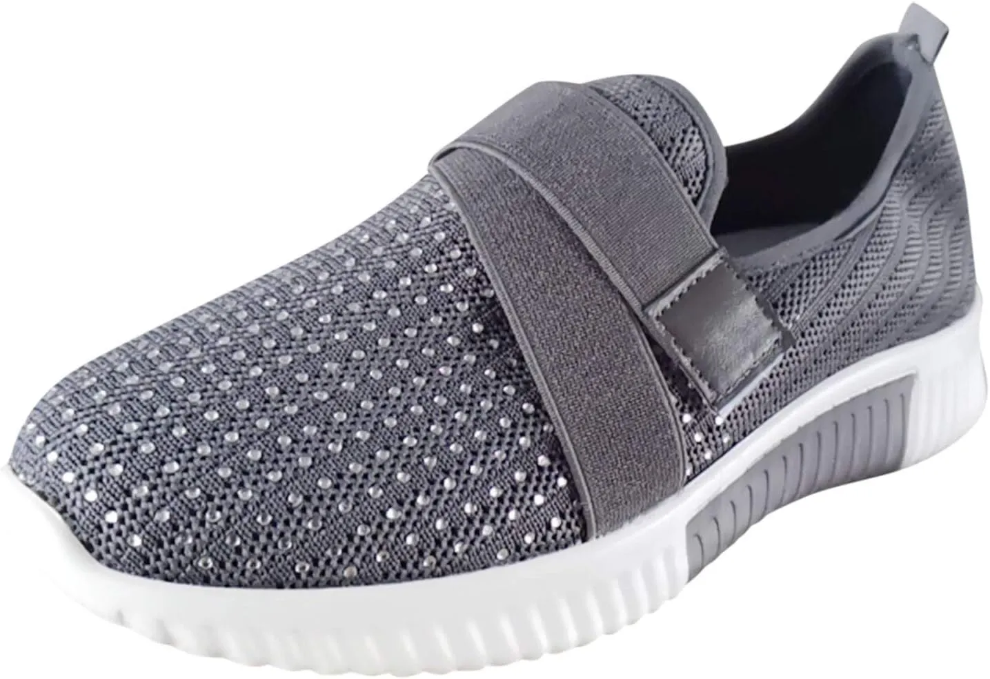 Sneakers for Women Mesh Slip On Running No Lace Walking Shoes Slip On Lightweight Gym Workout Breathable Fashion Sneakers