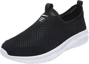 Sneakers for Women Walking Shoes Non Slip Lightweight Slip On Shoes Women Comfort Slip On Shoes Casual Wedge Sneakers White Tennis Shoe Loafers Dress Shoe
