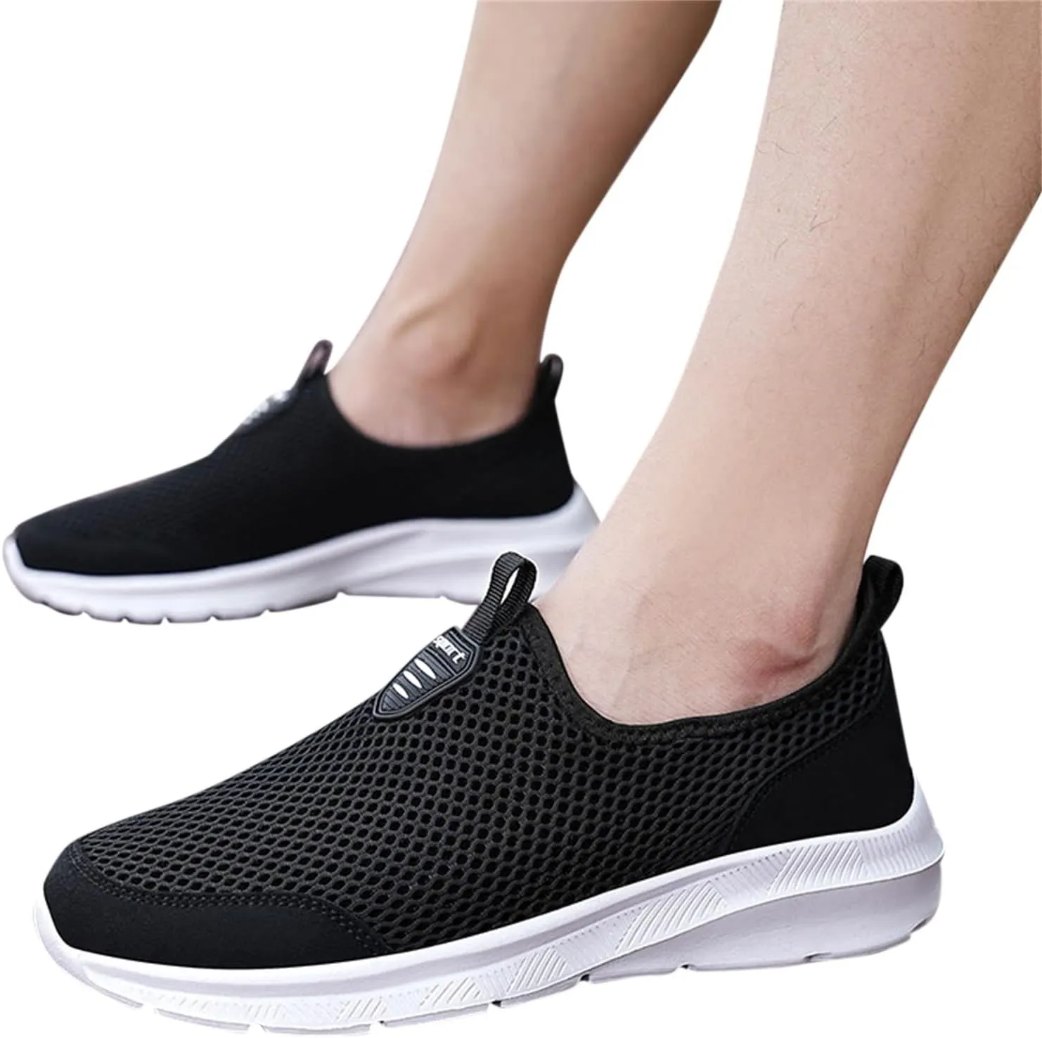 Sneakers for Women Walking Shoes Non Slip Lightweight Slip On Shoes Women Comfort Slip On Shoes Casual Wedge Sneakers White Tennis Shoe Loafers Dress Shoe