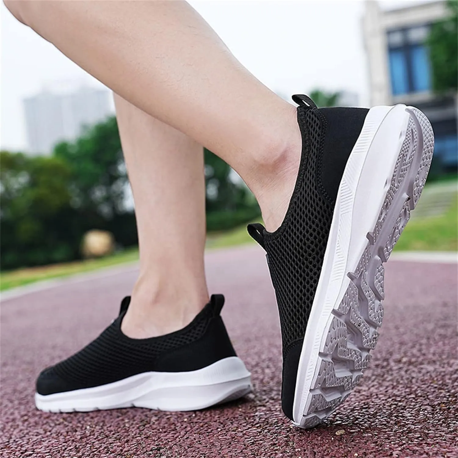 Sneakers for Women Walking Shoes Non Slip Lightweight Slip On Shoes Women Comfort Slip On Shoes Casual Wedge Sneakers White Tennis Shoe Loafers Dress Shoe