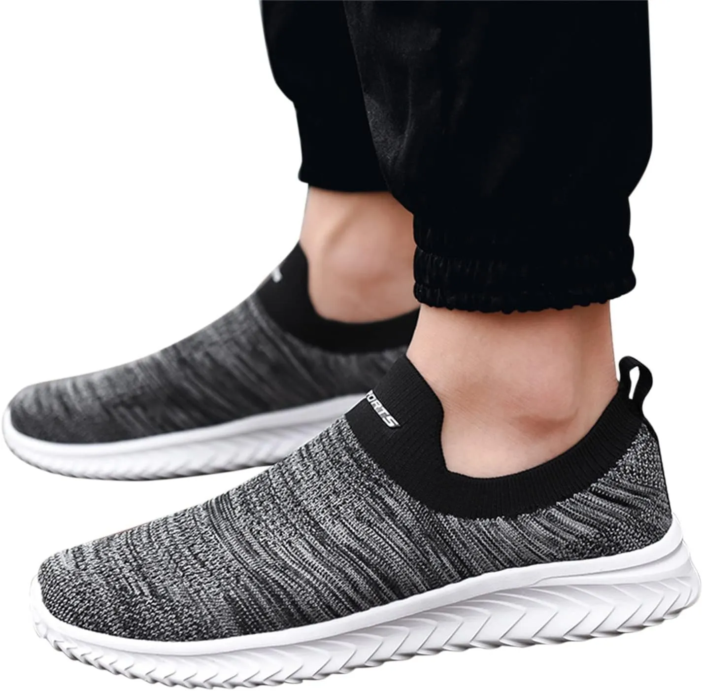 Sneakers for Women Walking Shoes Non Slip Lightweight Slip On Shoes Women Comfort Slip On Shoes Casual Wedge Sneakers White Tennis Shoe Loafers Dress Shoe