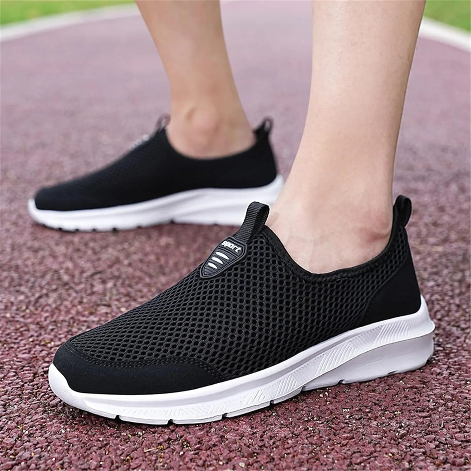 Sneakers for Women Walking Shoes Non Slip Lightweight Slip On Shoes Women Comfort Slip On Shoes Casual Wedge Sneakers White Tennis Shoe Loafers Dress Shoe