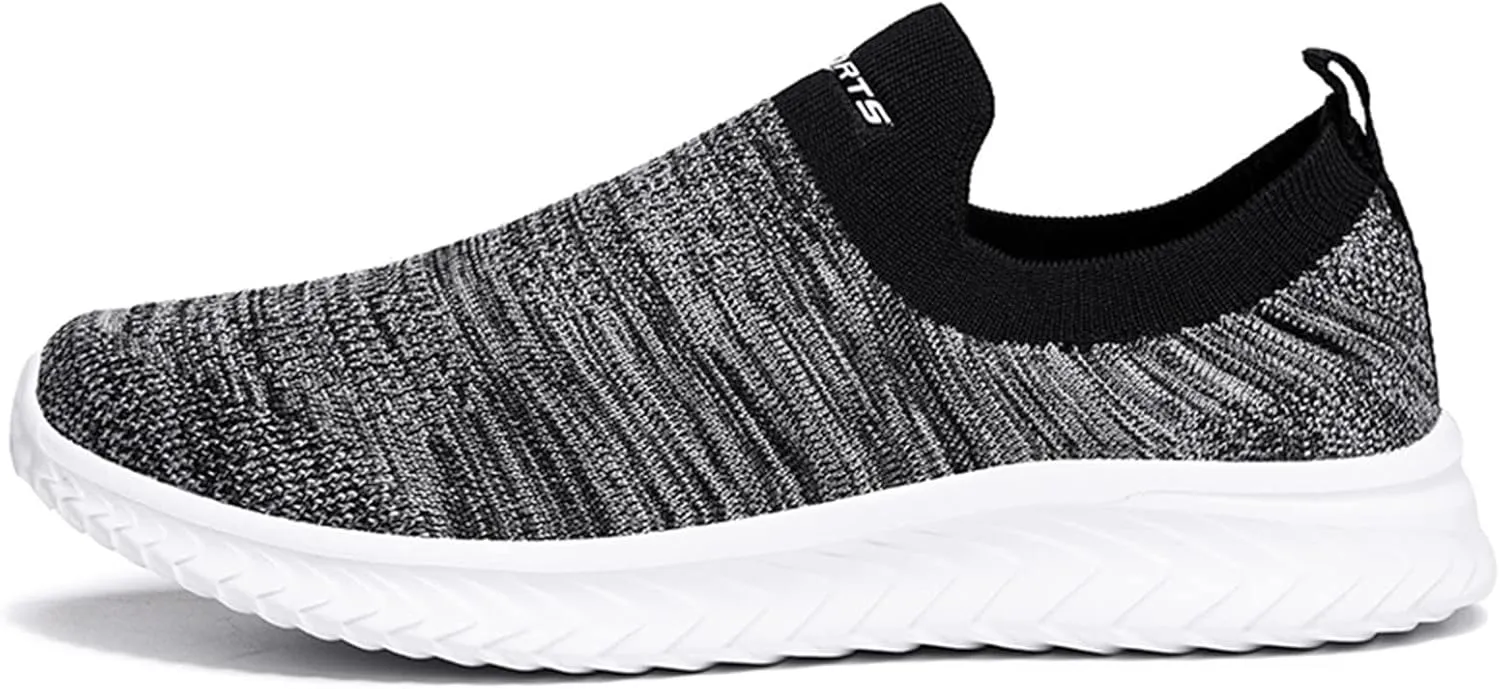 Sneakers for Women Walking Shoes Non Slip Lightweight Slip On Shoes Women Comfort Slip On Shoes Casual Wedge Sneakers White Tennis Shoe Loafers Dress Shoe