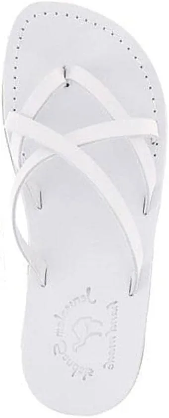 Tamar - Leather Strappy Flip Flops - Womens Sandals