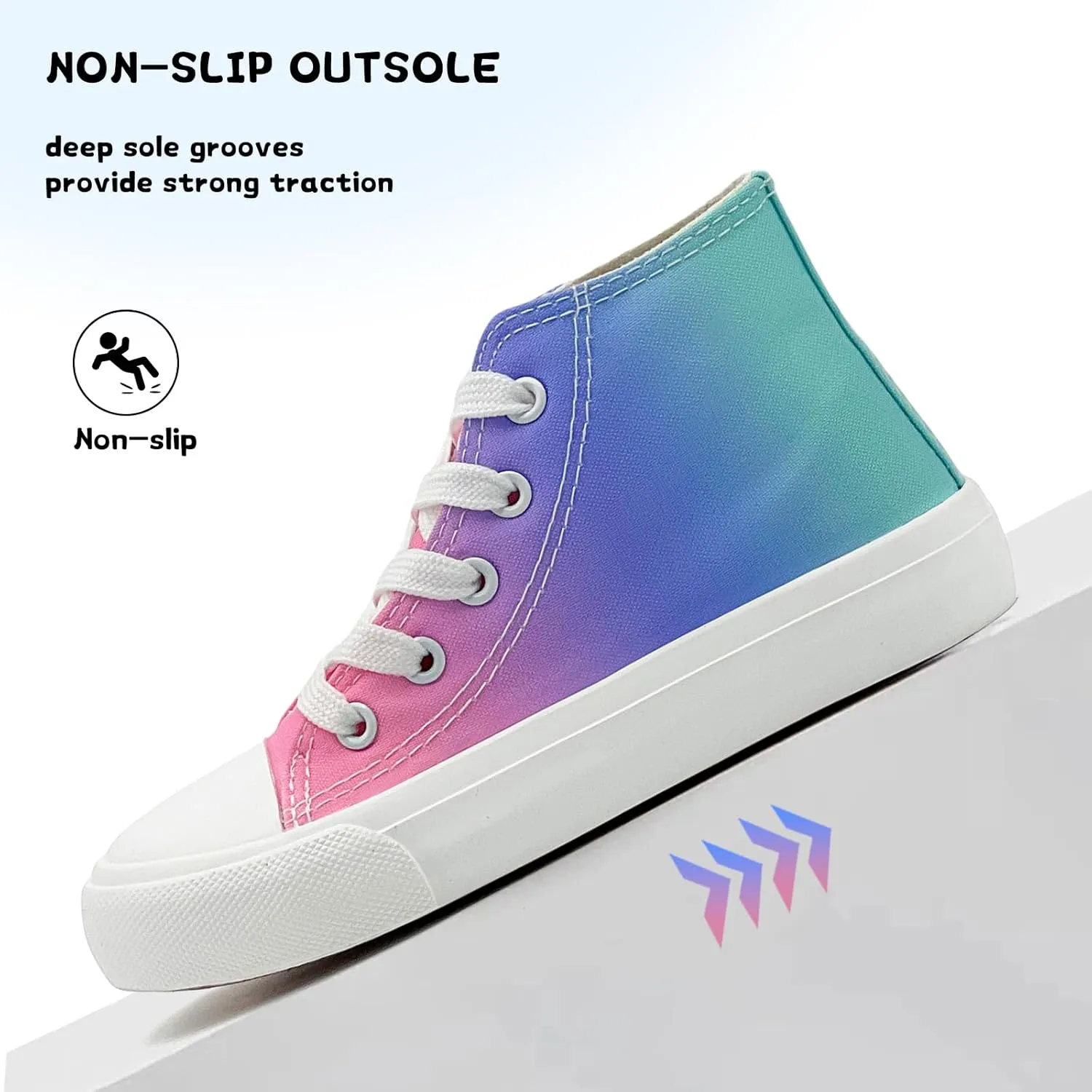 Toddler/Little Sneakers for Girls Boys Kids Fashion High Tops Canvas Shoes Classic Casual Tennis Shoes Colorful Shoes