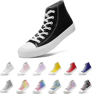 Toddler/Little Sneakers for Girls Boys Kids Fashion High Tops Canvas Shoes Classic Casual Tennis Shoes Colorful Shoes