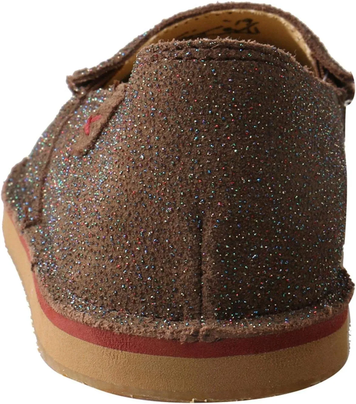 Twisted X Kids Chocolate Shimmer Loafer Brown